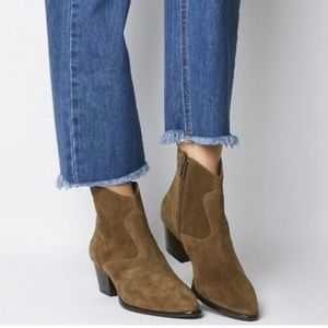 ASH Heidi Ankle Boots Booties Suede